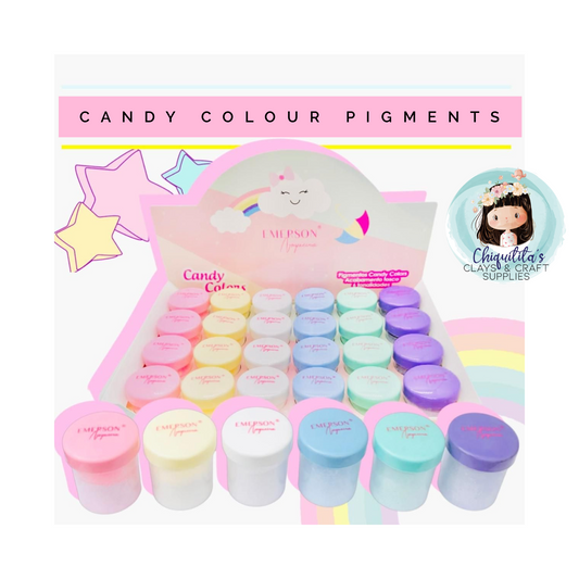 Clay Craft Supplies: Emerson Noguiera - Candy Coloured Pigments
