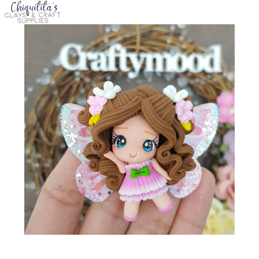 Clay Embellishments: Exclusive - Pink Fairy
