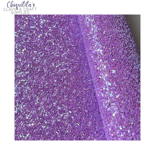 Bow Craft Supplies: Amethyst Purple - Fine Glitter Sheet