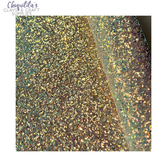 Bow Craft Supplies: Almond Droplets Edition- Chunky Glitter Sheet