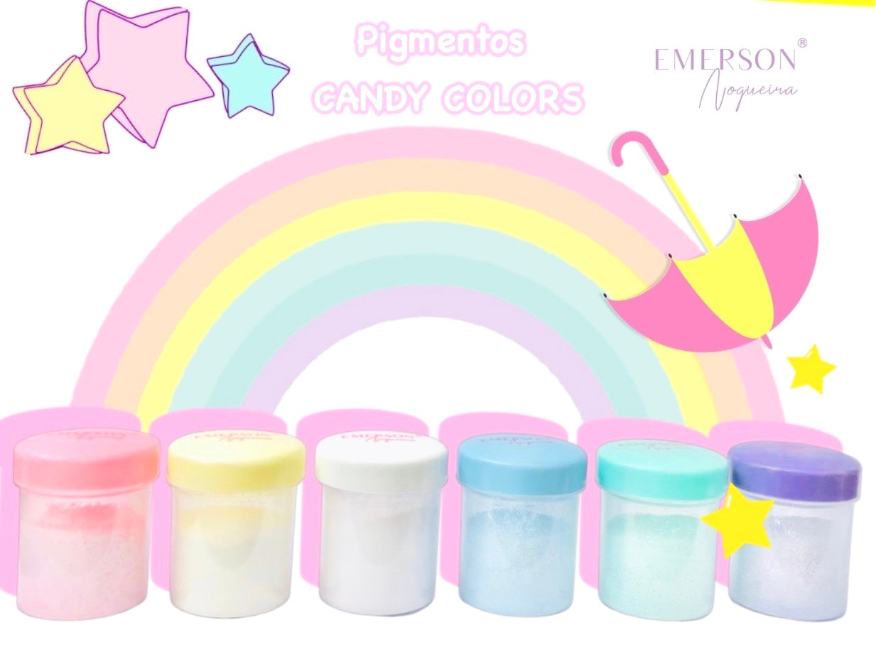 Clay Craft Supplies: Emerson Noguiera - Candy Coloured Pigments