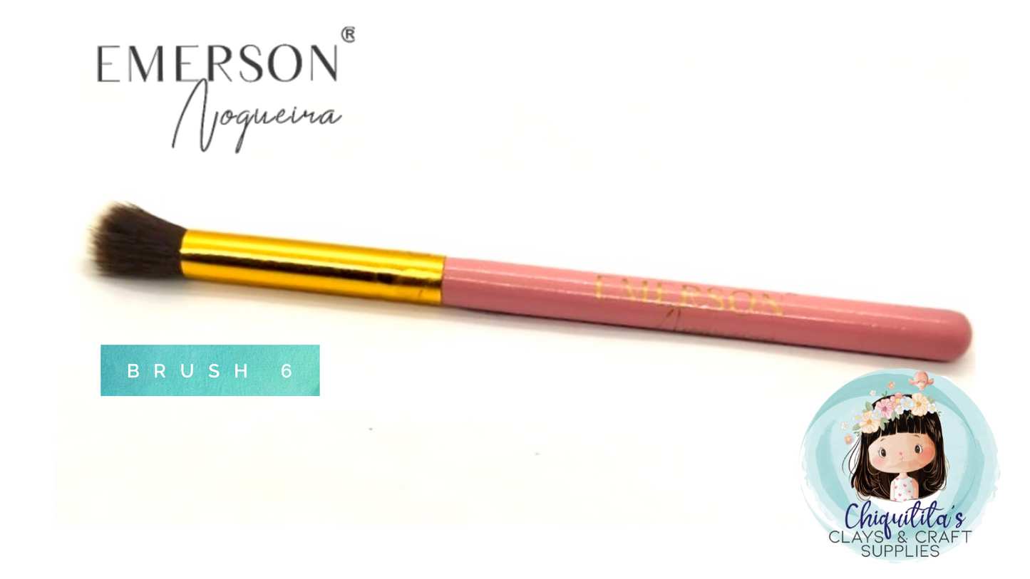 Clay Craft Supplies: Emerson Noguiera - Pink Shader Brush 6